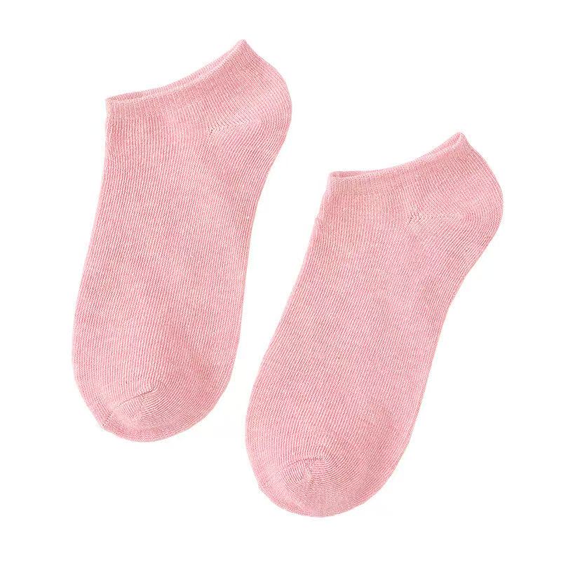 Set of 10 Pairs Women Girls Candy Multi Coloured Everyday Daily Breathable Soft Comfy Casual Low Socks